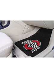 Sports Licensing Solutions Ohio State Buckeyes 2-Piece Carpet Car Mat - Black