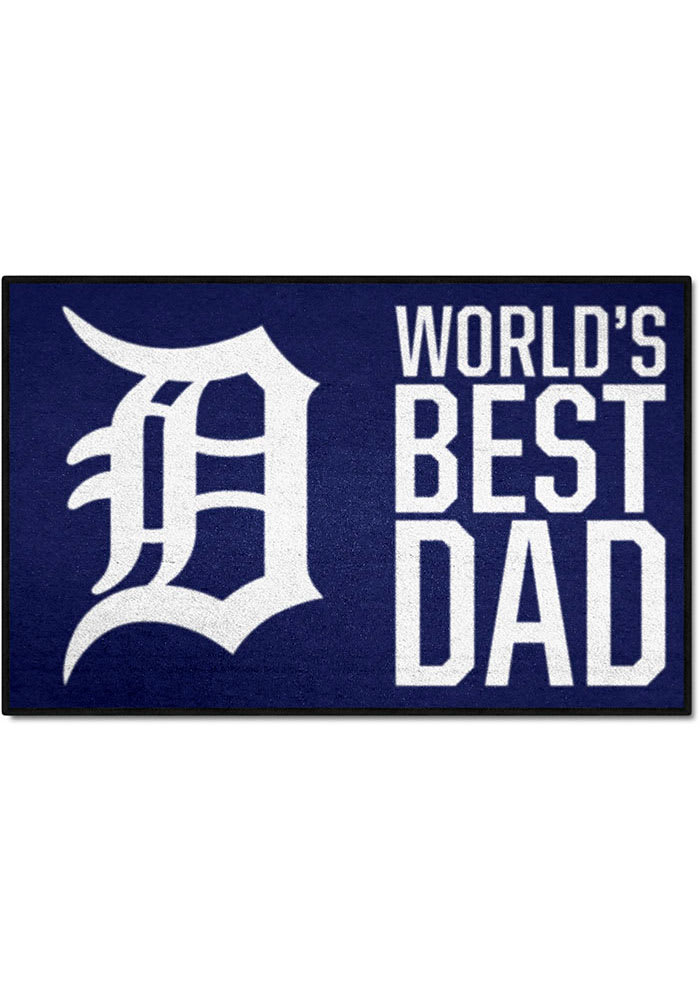 Detroit Tigers Starter Worlds Best Dad Interior Rug