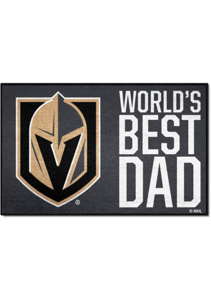 Vegas Golden Knights Starter Worlds Best Dad Interior Rug