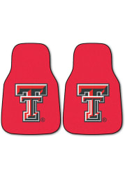 Sports Licensing Solutions Texas Tech Red Raiders 2-Piece Carpet Car Mat - Red
