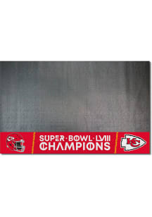 Kansas City Chiefs Super Bowl LVIII Champions Logo BBQ Grill Mat