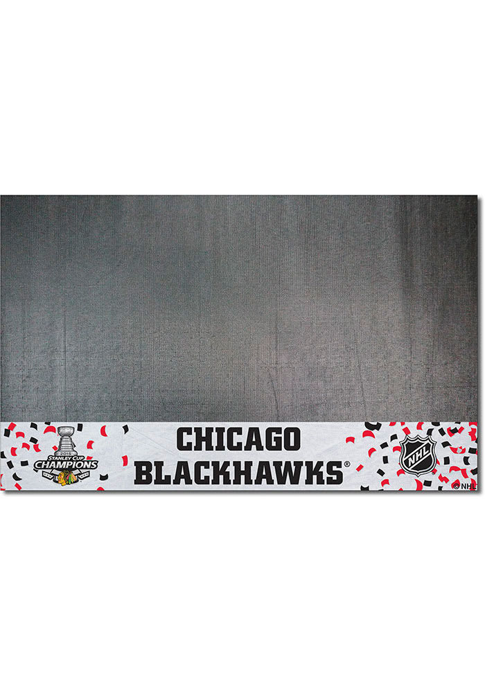 Chicago Blackhawks Logo BBQ Grill Mat