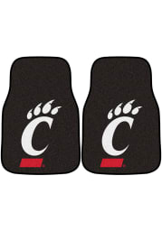 Sports Licensing Solutions Cincinnati Bearcats 2-Piece Carpet Car Mat - Black