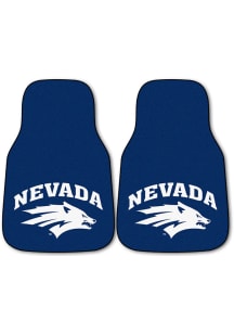 Sports Licensing Solutions Nevada Wolf Pack 2-Piece Carpet Car Mat - Blue