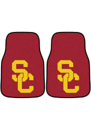 Sports Licensing Solutions USC Trojans 2-Piece Carpet Car Mat - Red