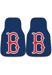 Sports Licensing Solutions Boston Red Sox 2-Piece Carpet Car Mat - Navy Blue