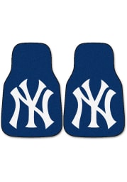 Sports Licensing Solutions New York Yankees 2-Piece Carpet Car Mat - Navy Blue