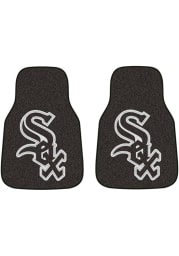 Sports Licensing Solutions Chicago White Sox 2-Piece Carpet Car Mat - Black