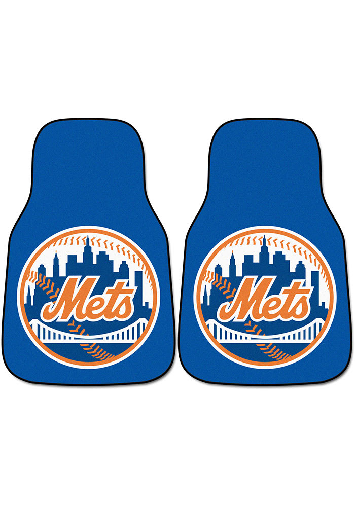Sports Licensing Solutions New York Mets 2-Piece Carpet Car Mat - Blue