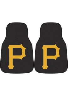 Sports Licensing Solutions Pittsburgh Pirates 2-Piece Carpet Car Mat - Black