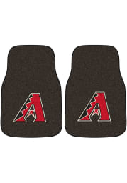 Sports Licensing Solutions Arizona Diamondbacks 2-Piece Carpet Car Mat - Black
