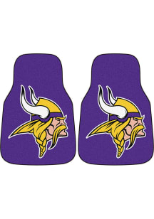 Sports Licensing Solutions Minnesota Vikings 2-Piece Carpet Car Mat - Purple