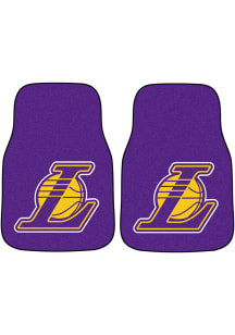 Sports Licensing Solutions Los Angeles Lakers 2-Piece Carpet Car Mat - Black