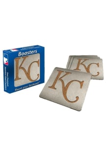 Kansas City Royals 4pk Stainless Steel Coaster