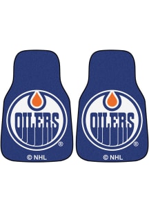 Sports Licensing Solutions Edmonton Oilers 2-Piece Carpet Car Mat - Blue