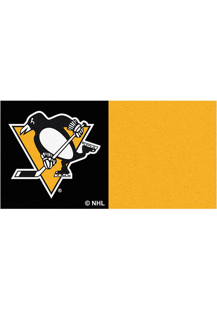 Pittsburgh Penguins 18x18 Team Tiles Interior Rug