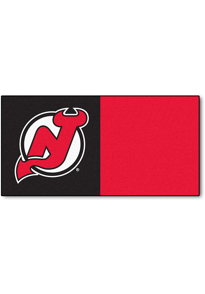New Jersey Devils 18x18 Team Tiles Interior Rug