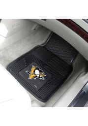Sports Licensing Solutions Pittsburgh Penguins 18x27 Vinyl Car Mat - Black