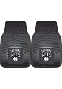 Sports Licensing Solutions Brooklyn Nets 18x27 Vinyl Car Mat - Black