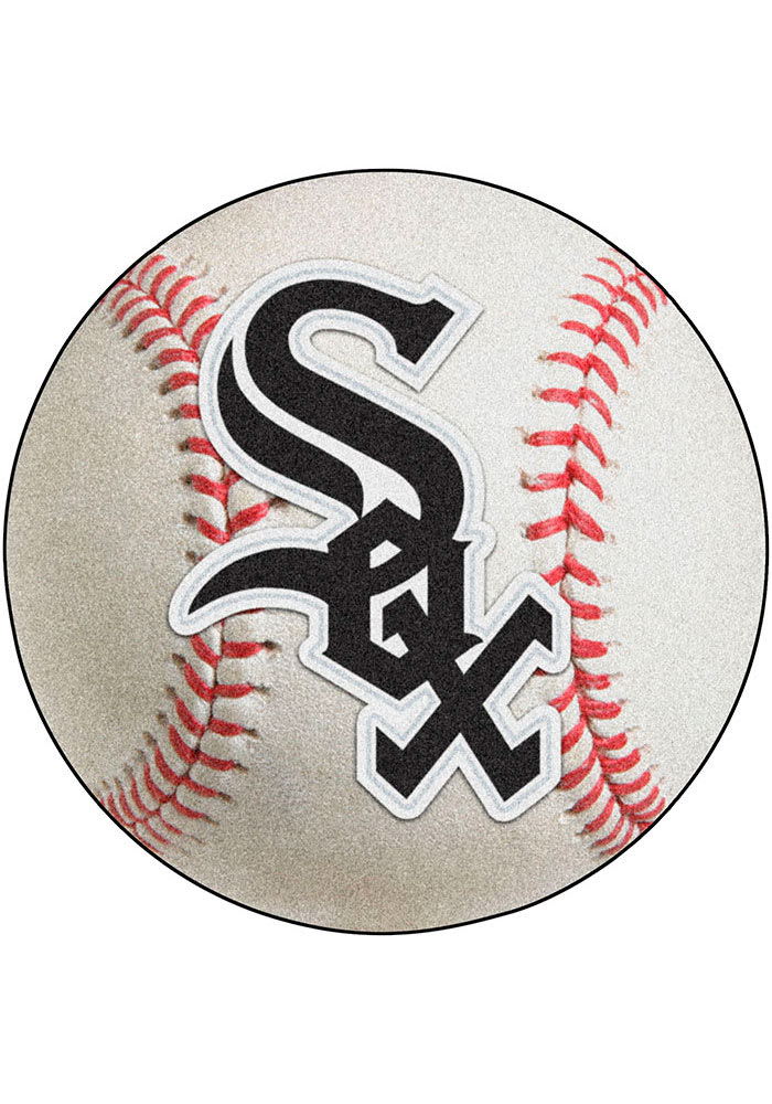 Chicago White Sox 27` Baseball Interior Rug
