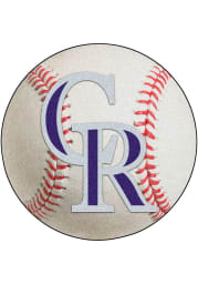 Colorado Rockies 27` Baseball Interior Rug