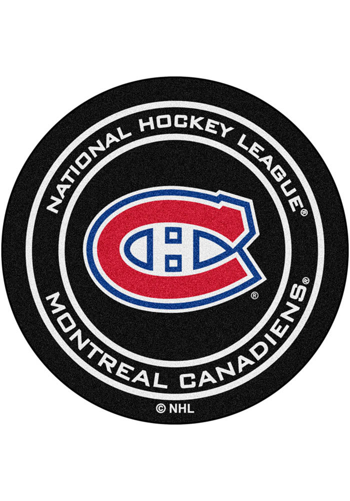 Montreal Canadiens 27` Puck Interior Rug