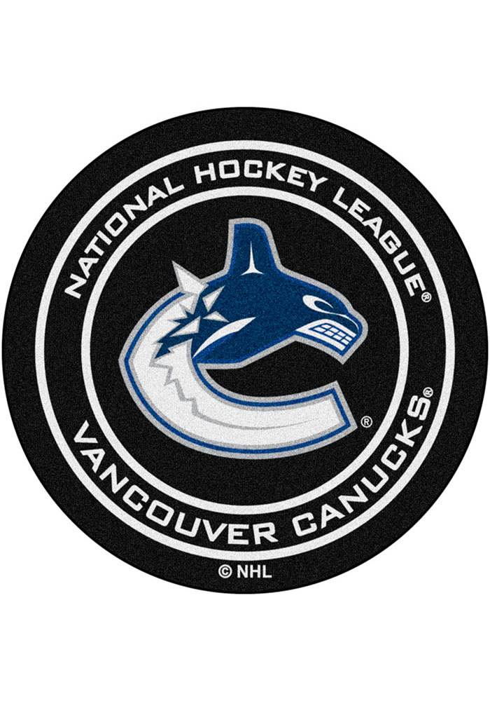 Vancouver Canucks 27` Puck Interior Rug