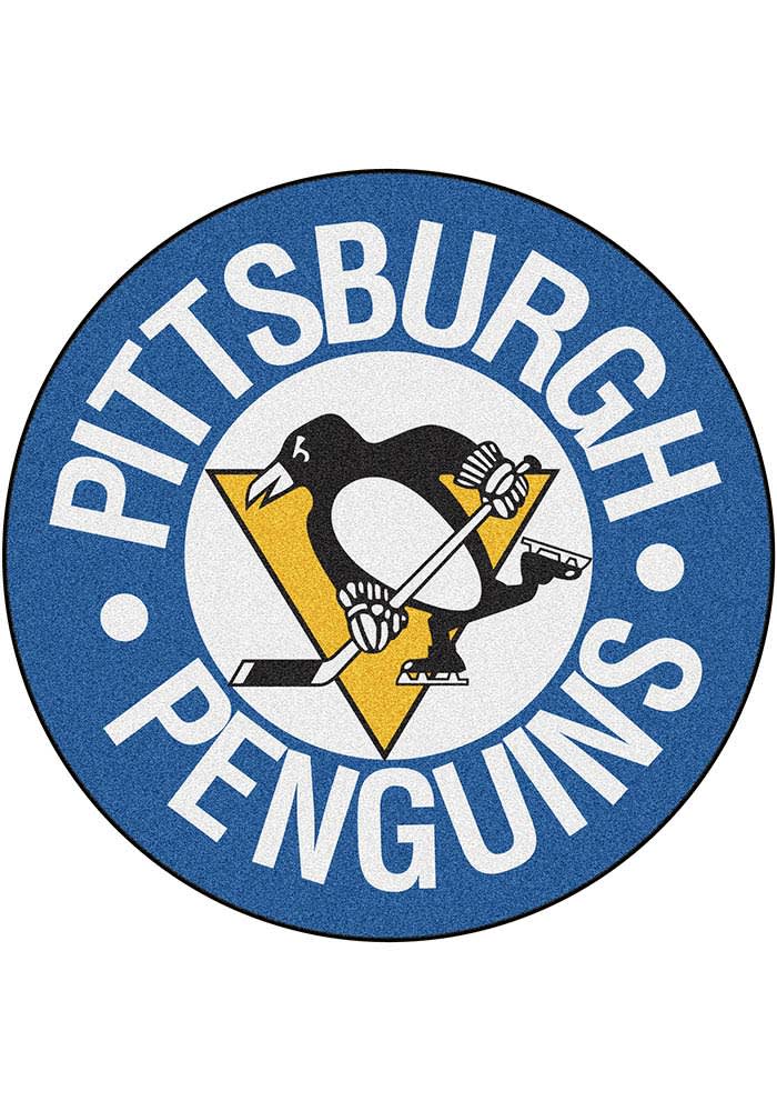 Pittsburgh Penguins 27` Puck Interior Rug