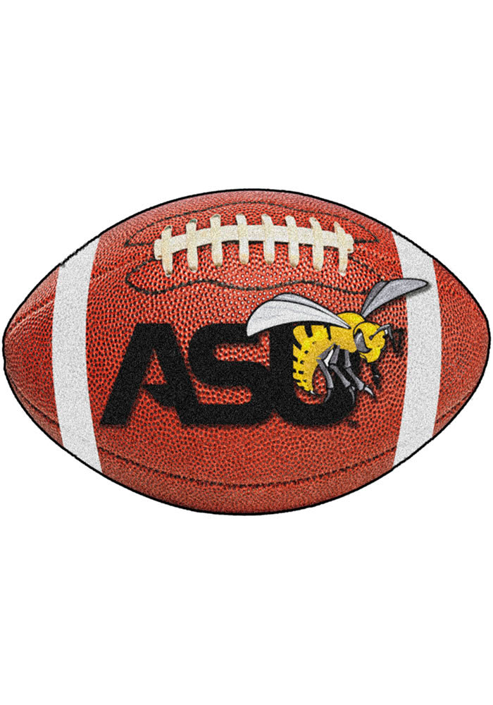 Alabama State Hornets team logo in the center Interior Rug