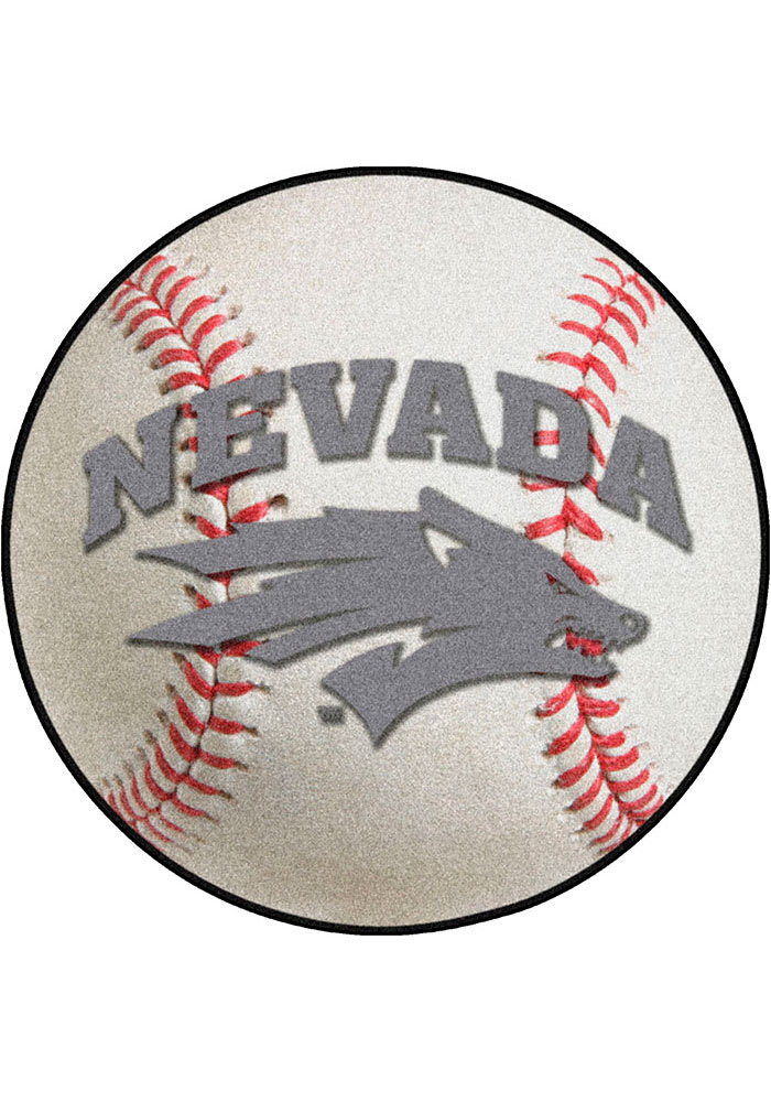 Nevada Wolf Pack 27` Baseball Interior Rug