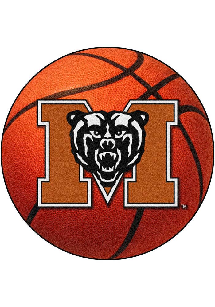 Mercer Bears 27` Basketball Interior Rug