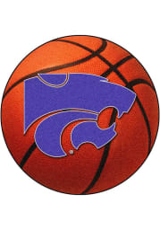 K-State Wildcats 27` Basketball Interior Rug