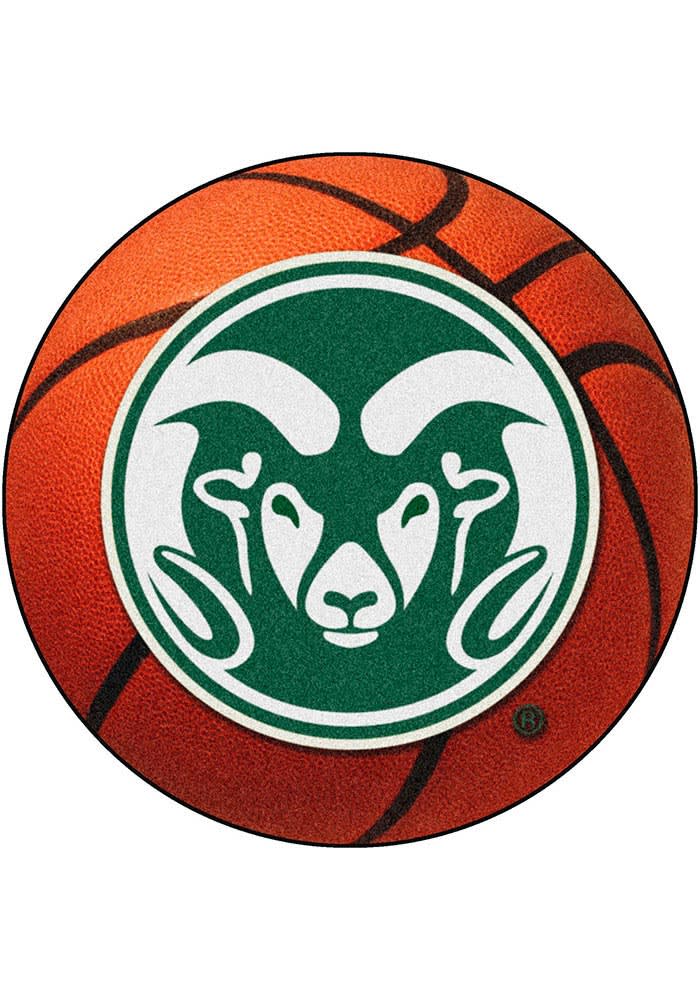 Colorado State Rams 27` Basketball Interior Rug