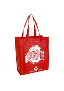 Red Ohio State Buckeyes Team Logo Reusable Bag