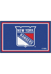New York Rangers 4x6 Interior Rug