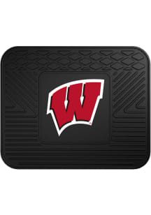 Wisconsin Badgers Black Sports Licensing Solutions 14x17 Utility Car Mat