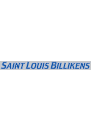 Saint Louis Billikens 2x19 Color Auto Strip - Blue