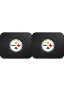 Sports Licensing Solutions Pittsburgh Steelers Backseat Utility mat Car Mat - Black