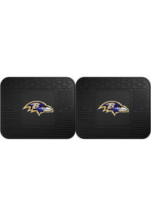 Sports Licensing Solutions Baltimore Ravens Backseat Utility mats Car Mat - Black
