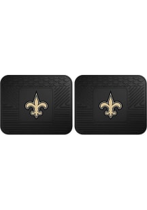 Sports Licensing Solutions New Orleans Saints Backseat Utility mats Car Mat - Black