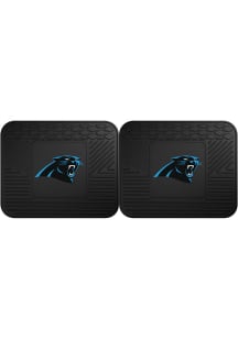 Sports Licensing Solutions Carolina Panthers backseat utility mats Car Mat - Black