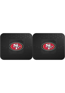 Sports Licensing Solutions San Francisco 49ers Backseat Utility mats Car Mat - Black