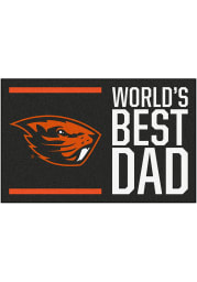 Oregon State Beavers Worlds Best Dad 19x30 Starter Interior Rug