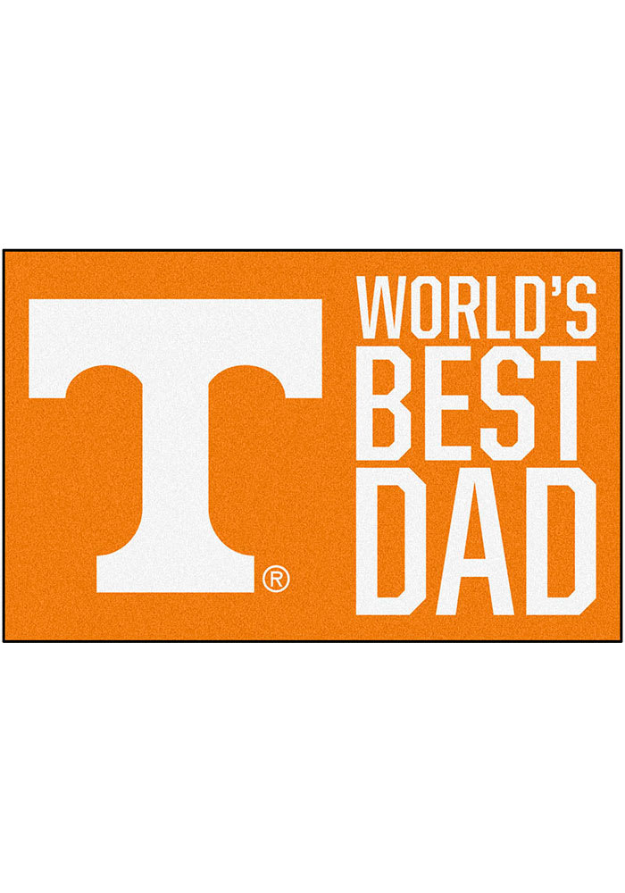 Tennessee Volunteers Worlds Best Dad 19x30 Starter Interior Rug
