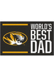 Missouri Tigers Worlds Best Dad 19x30 Starter Interior Rug