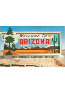 Arizona Welcome to Arizona Vintage Postcard
