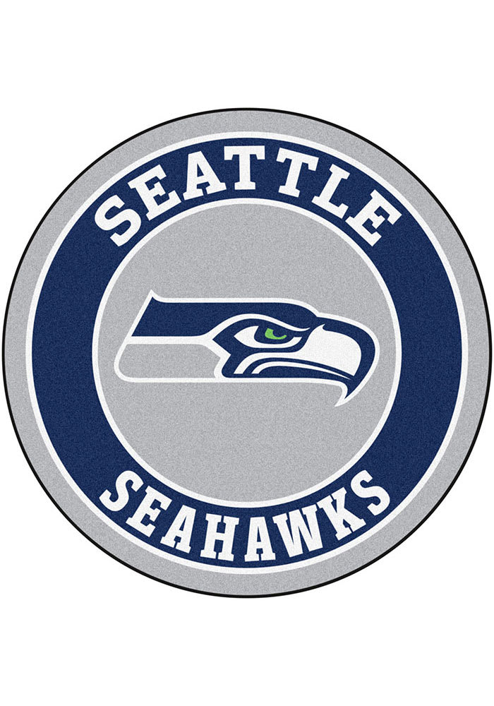 Seattle Seahawks 26 Roundel Interior Rug