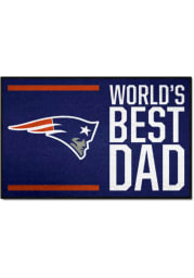 New England Patriots Worlds Best Dad 19x30 Starter Interior Rug