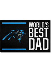 Carolina Panthers Worlds Best Dad 19x30 Starter Interior Rug