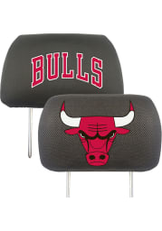 Sports Licensing Solutions Chicago Bulls 10x13 Head Rest Auto Head Rest Cover - Black